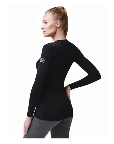 Термобелье футболка женская с длинным рукавом Norveg, серии Soft 3